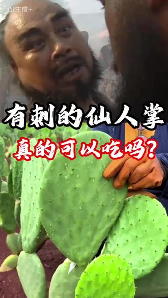 全身都是刺的仙人掌真的可以吃吗?#科普 #仙人掌 #科普一下 #滋补 #涨知识
