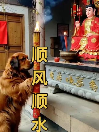 #万物有灵 #狗是人类最忠诚的朋友 #国泰民安祈福 #民间习俗 #旺财