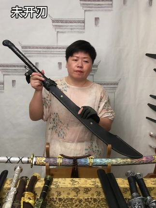 #牛尾刀#冷兵器#男人的玩具#工艺品@DOU+上热门