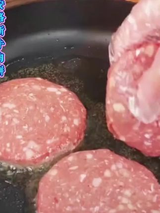 安格斯牛肉饼儿童牛肉饼汉堡早餐肉饼10片可选 进口品质品牌#强烈推荐 #美食 #解馋 #黑椒牛排 #早餐吃什么