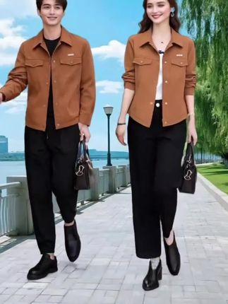 春秋新款时尚百搭短款外套#森系少女感穿搭#早秋高智感职场穿搭