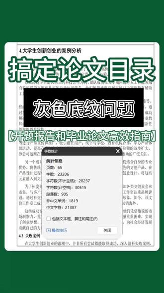 你的论文目录点击后是不是还是灰底?#fommar#格式#论文目录#高质量论文#毕业