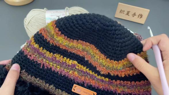 松绒渔夫帽编织视频教程