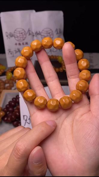 千选文玩猴头核桃手串!三花奶酪款太绝了