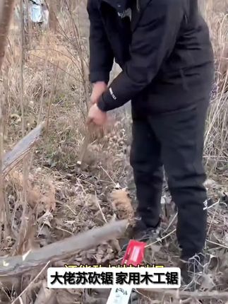 大佬苏砍锯家用木工锯多功能园林锯户外便携手锯皮套款