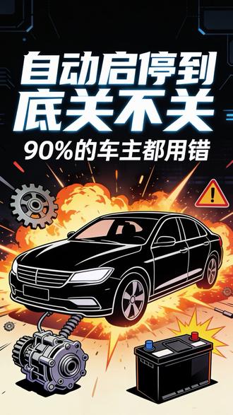 自动启停关不关?90%的车主都做错了!#用车知识分享 #汽车 #自动启停 #爱车养护 #用车技巧