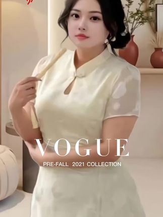 #高级感穿搭 #国风古韵 #连衣裙 #显瘦穿搭 #美妆