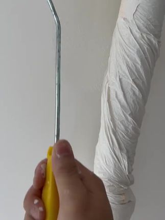 9寸刷漆滚筒 9寸中毛热熔线缝滚筒刷乳胶漆涂料内外墙可用于刷墙