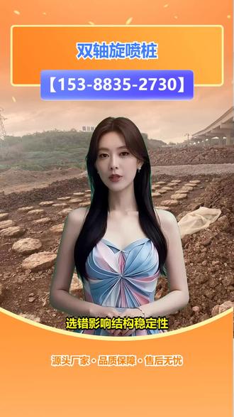 攀枝花东区水泥揽拌桩专业施工公司 【153-8835-2730】,单排水泥揽拌桩。建筑基础处理,不知双轴搅拌桩和三轴搅拌桩咋用?双轴经济适用,三轴强度高、止水好。用错影响基础稳定性。我们熟悉两者差异,按土质条件、防水要求定制方案。服务周到,经验足。关注,获取搅拌桩实用技巧。 #宜宾叙州双轴揽拌桩多少钱一米 #广安岳池双轴揽拌桩专业施工队 #大理州弥渡深层揽拌桩专业施工队 #遂宁高压旋喷桩专业施工队 #乐山沙湾高压旋喷桩多少钱一米