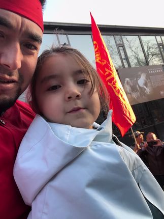 #上热搜 #汗血宝马女骑士 #新疆古生态园汗血宝马基地 @小麦宝贝👩 宝贝爸爸想你❤️❤️❤️