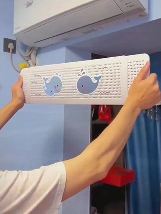 空调挡风板防直吹冷气出风口。