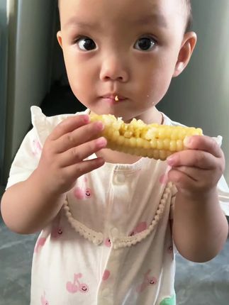 来自小吃货的肯定 #手指玉米🌽 #馋宝宝