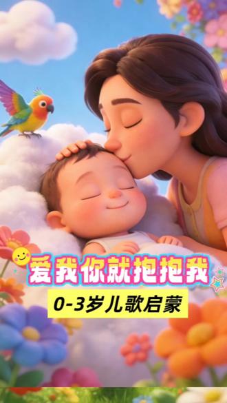 《爱我你就抱抱我》0-8岁启蒙,精选儿歌动画大全 幼儿音乐精选宝宝儿歌大全,歌曲大全,儿歌多多,儿歌大全#0到3岁早教儿歌 #儿歌 #启蒙早教 #早教益智 #睡前儿童有声故事