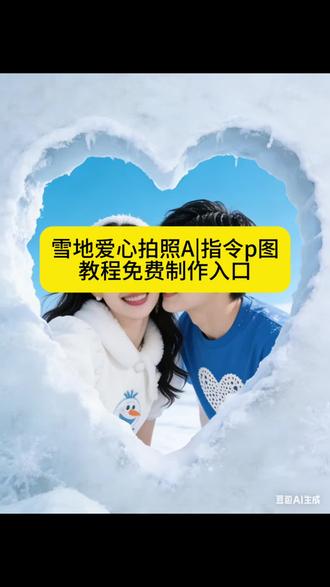 雪地爱心拍照A1指令p图教程免费制作入囗
#豆包ai #豆包P图已经nextlevel了#雪地里撒欢 #万万没想到 太漂亮了