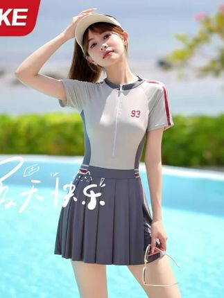 泳衣女款2025新款连体女士爆款微胖女孩好看又显瘦保守大码游泳装#好物推荐#连体泳衣#好看又时尚 #游泳装备#夏季必备