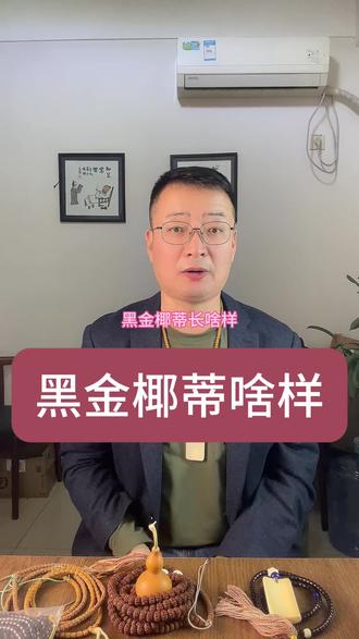 黑金椰蒂啥模样#文玩 #椰蒂 #经验分享