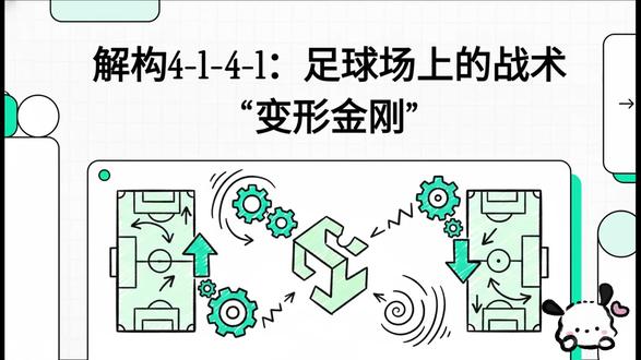别再说只会4-3-3了!这期深入解析4-1-4-1的变阵艺术,从防守压缩到进攻提速,每一个细节都在这里