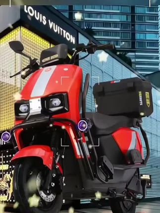 苍穹电动车电瓶车电动摩托车外卖72V60V续航大功率高