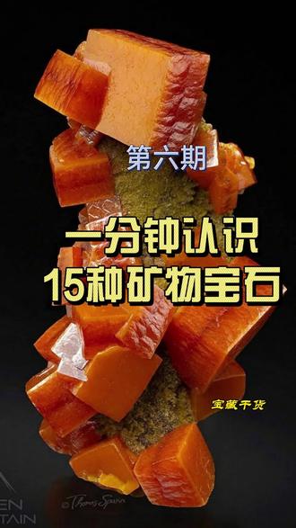 一分钟认识15种矿物宝石 第六期 这些金黄色立方体是黄铁矿,来自秘鲁
这火焰般红色的晶体是水晶,来自摩洛哥
这闪着金属银光色的矿物叫钒铅锌矿,来自纳米比亚
这香槟色的晶体是托帕石,一种宝石,来自巴基斯坦
这橘黄色的是钼铅矿,浅黄色的是钒铅锌矿,来自墨西哥
这湛蓝色的矿物是蓝铜矿,一种宝石,来自纳米比亚
这个蓝绿色相间的矿物叫做辉铜矿,来自中国湖北
这是钒铅矿和重晶石共生矿,来自摩洛哥
这是自然金,也就是野生金,来自巴布亚新几内亚
这像面包一样黄灿灿的矿物是钼铅矿,来自墨西哥
这蓝色立方体是萤石,浅色物质是重晶石,来自美国
这些看上去像树枝一样的是天然银,白色的是方解石,来自挪威
这巧克力色的水晶是烟晶,来自瑞士
这块梦幻蓝紫色的矿物是翠银矿,来自加拿大
这块像城堡一样奇奇怪怪的石头叫萤石,来自德国
部分照片和视频素材来自网络,版权归原作者所有,如有侵权,请联系我们
#矿标#矿物#矿物知识#矿标收藏#矿物标本