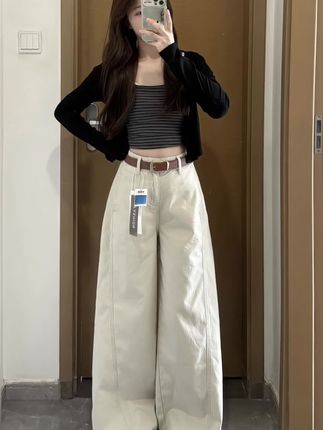 #穿搭 #显瘦穿搭 #显高显瘦显腿长 #韩系穿搭 #百搭裤子