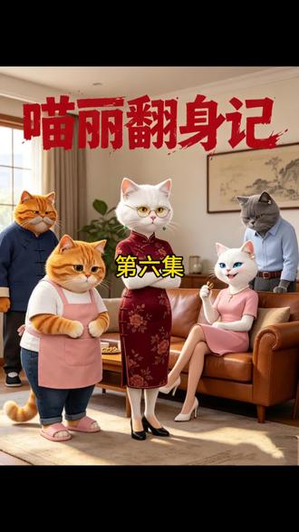 AI短剧:喵丽翻身记 第六集 #ai短剧#短剧#胖橘猫#婆媳#治愈