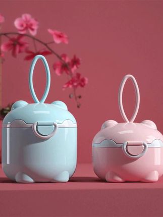 #母婴用品 #奶粉盒 #便携收纳 #婴儿用品 #外出必备 奈挺尔新生儿可爱便捷便携盒大容量便携储存便捷密封奶粉便携盒