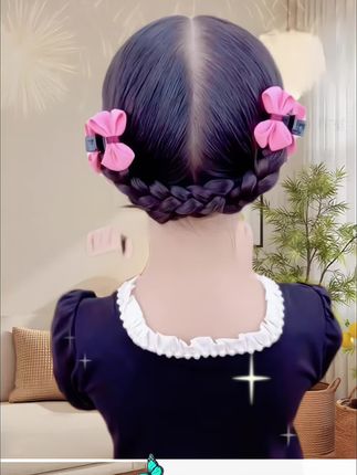 #儿童编发 #发饰发夹 #生女儿就是用来打扮的 #日常儿童编发 #发型教程
