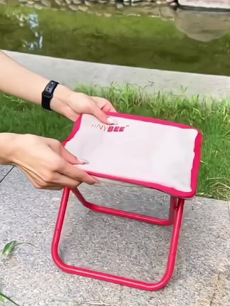 手包折叠凳户外便携折叠椅笔袋折叠小马扎钓鱼音乐节排队收纳凳子#户外折叠凳 #户外装备 #户外美食 #好物推荐🔥 #实用好物