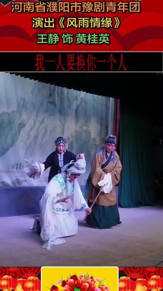 河南省濮阳市豫剧青年团演出:《风雨情缘》王静 饰 黄桂英