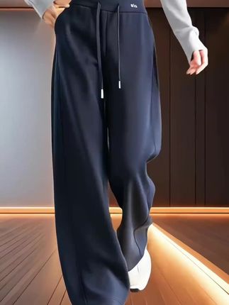 2025新款美式高腰窄版阔腿卫裤,小个子直筒休闲必备! #小个子裤 #2025卫裤潮流 #美式卫裤新款 #2025卫裤款式 #高腰窄版卫裤