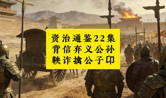 资治通鉴22集:背信弃义!公孙鞅诈擒公子卬