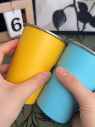 可爱腊肠狗造型漱口杯,适合家用、旅行,不锈钢材质,情侣学生皆宜的牙刷杯#家用必备 #洗漱实用