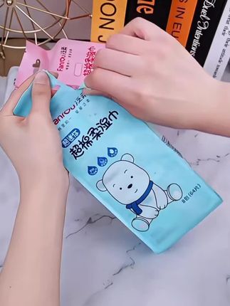 开学季便携小包装超迷你宝宝手口专用湿巾婴儿潼随身装湿纸巾#好物推荐🔥