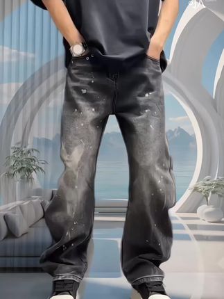 #上热门 #男士牛仔裤#弯刀牛仔裤#潮流时尚#百搭裤子@巨量千川