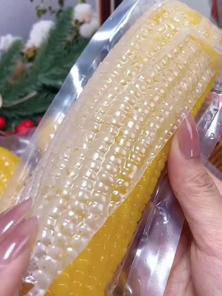 东北黄糯玉米!咬开满是糯叽叽的甜香,颗粒饱满超实在,加热即食太方便~#东北特色美食 #黄糯玉米 #糯玉米