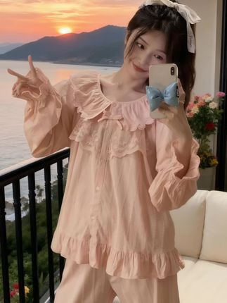 #舒适家居服 #宅家睡衣秀 #睡衣穿搭 #春秋穿搭 #家居服