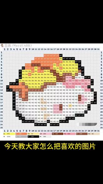 教大家制作拼豆图纸#醒图#醒图创作者 #拼豆图纸 #拼豆#我染上拼豆