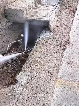 水老鼠高压喷嘴1/4快插前一后六喷头下水管道清洗疏通头喷头