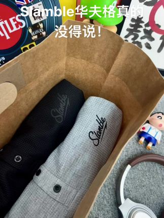 Slamble华夫格真的帅麻!做工质感都很在线 上身秒变型男!小几十的价格 性价比真的很高!喜欢的兄弟们冲冲冲!#长袖T恤 #今天穿什么 #华夫格 #强烈推荐 #ootd穿搭