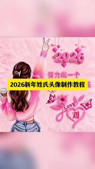 大家都在找的2026新年姓氏头像制作教程来了#姓氏头像#姓氏头像制作#2026新年姓氏头像#头像#剪映 百家姓氏 专属头像定制 2026新年姓氏头像一键生成入口 2026新年姓氏头像模版 最火头像