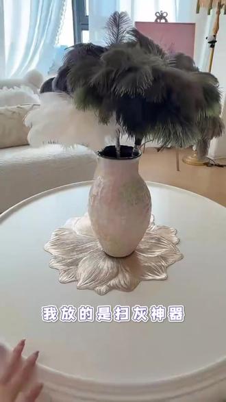 景德镇陶瓷花瓶高温家居玄关粉绿新中式风手工装饰水养器皿培摆件