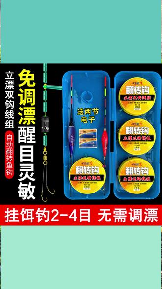 立漂双钩线组套装成品台钓主线 #钓鱼装备 #台钓技巧 #户外垂钓 #渔具推荐 #休闲钓鱼