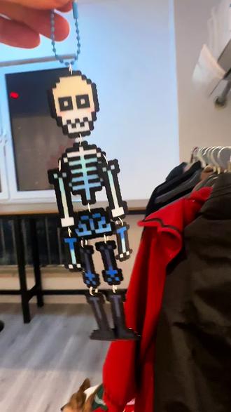 解锁骷髅头拼豆新玩法🖤
冷冽又神秘的氛围感,
亲手打造属于自己的暗黑小物#拼豆DIY #骷髅头手作 #氛围感手作 #手工爱好者 #暗黑风