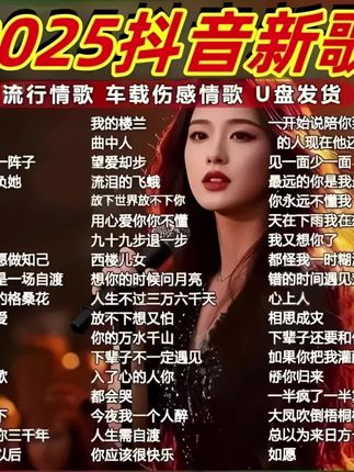 u盘音乐车载2025新款抖音网红热门神曲车载U盘火遍网络流行歌曲#车载音乐 #气场全开 #车载音乐 #车载u盘
