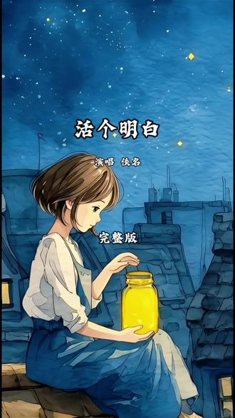 《活个明白》 佚名 风景欣赏#歌曲#音乐#歌曲入情入心又入骨 #音乐分享