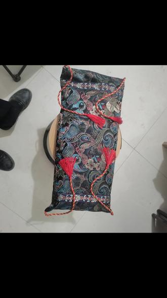 女贞子炮制,手工制作国风枕。