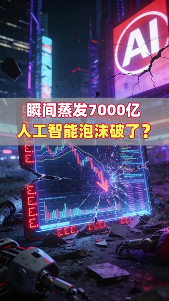 瞬间蒸发7000亿,人工智能泡沫破了? 甲骨文蒸发7000亿是有一个大背景的,现在讨论美股的焦点问题之一就是:人工智能有没有泡沫?
我的观点也很鲜明:人工智能没有大泡沫,有小泡沫,而这个小泡沫会随着营收、利润的增长变成没有泡沫。#我在抖音说财经 #甲骨文公司 #美股 #科技股 #知识分享