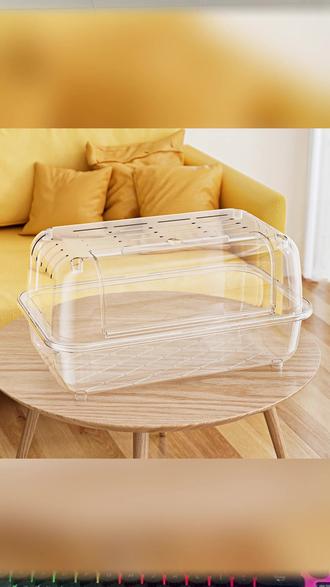 妙昂透气全景仓鼠笼透明豪华别墅金丝熊笼过冬防啃咬防越狱易清理#仓鼠笼 #宠物用品 #防啃咬 #易清理 #全景仓鼠笼