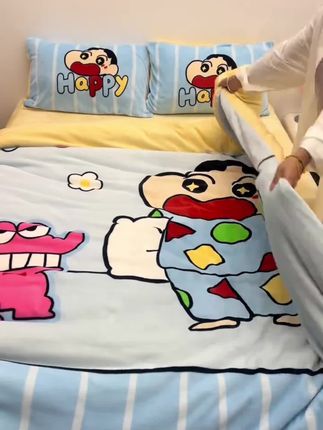 谁能拒绝这么保暖又好看的#牛奶绒四件套 呢舒适保暖#面料柔软舒适 #温暖的小窝 #柔软亲肤