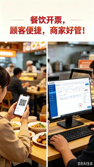 餐饮老板福音:扫码开票设置好,顾客手机收发票,省时省力。 #餐饮 #餐饮人 #开票 #开票软件 #发票